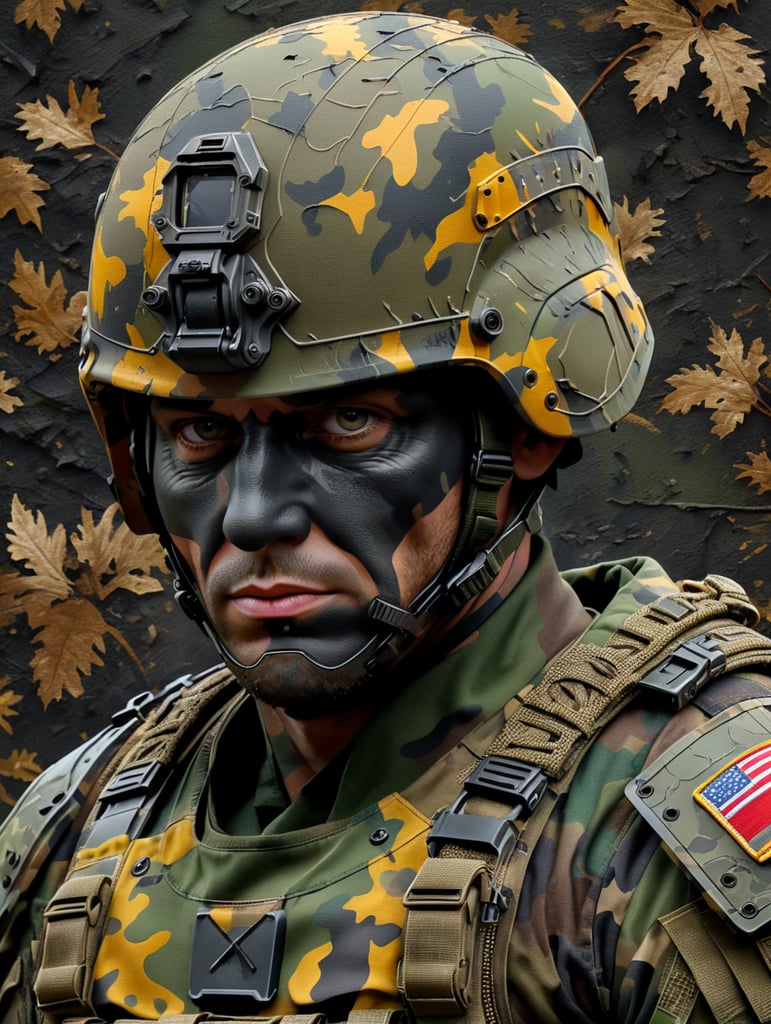 Premium Free ai Images | camouflage pattern operational camouflage ...