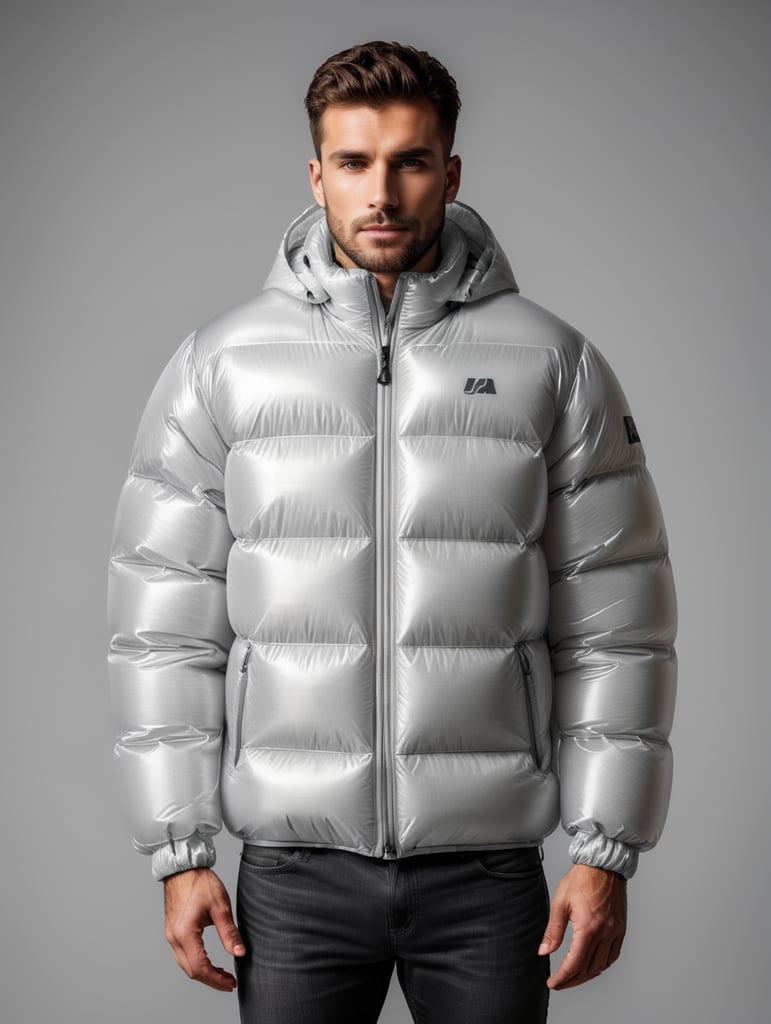 Transparent cheap puffer jacket