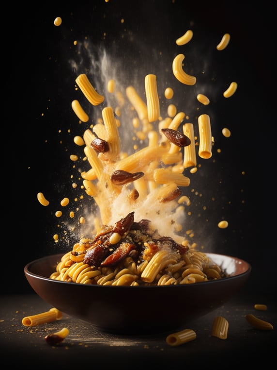 Premium Free ai Images | high quality cinematic food explosion italian ...