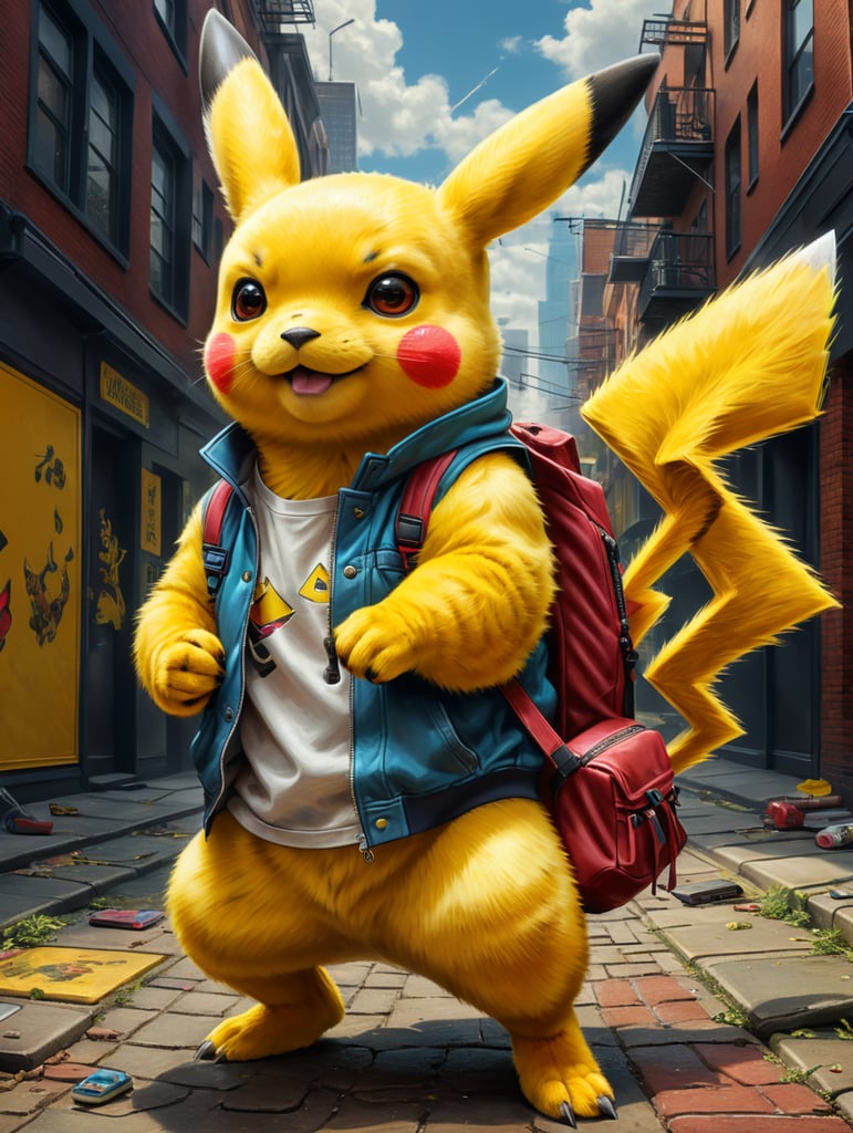 Premium AI Image  Anime Pikachu Pokemon wallpaper