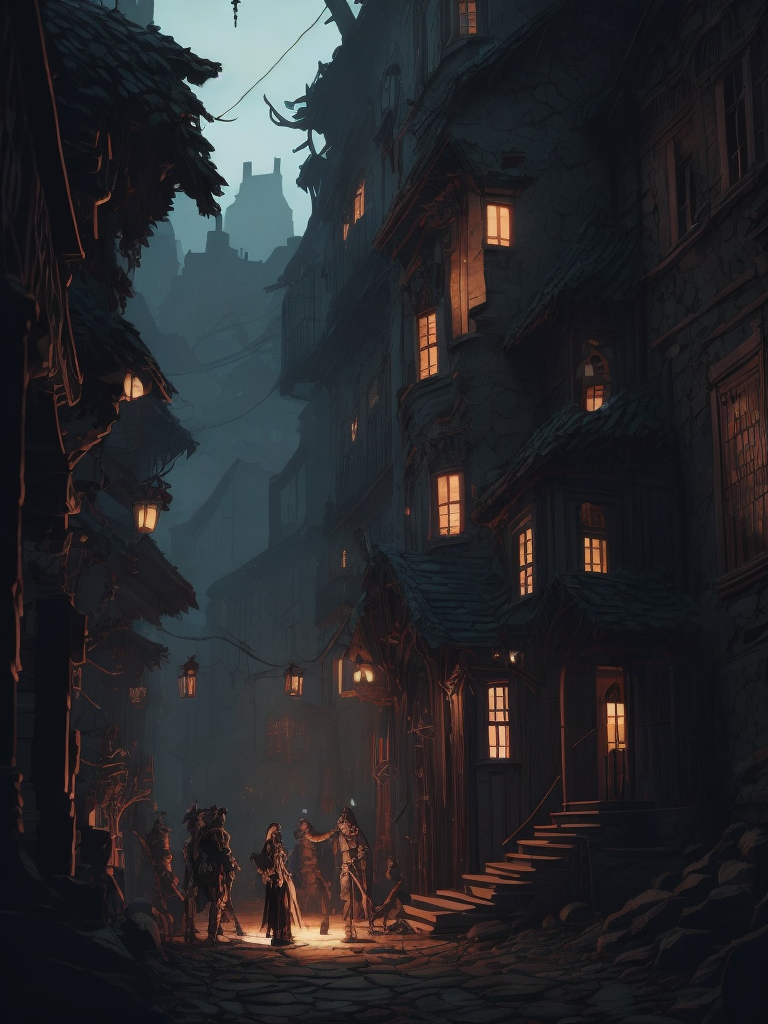 Lumenor AI Image Generation - concept art for darkest dungeon