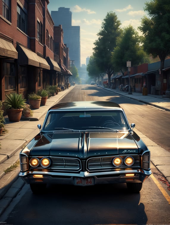Premium Free ai Images | customized pontiac grand prix