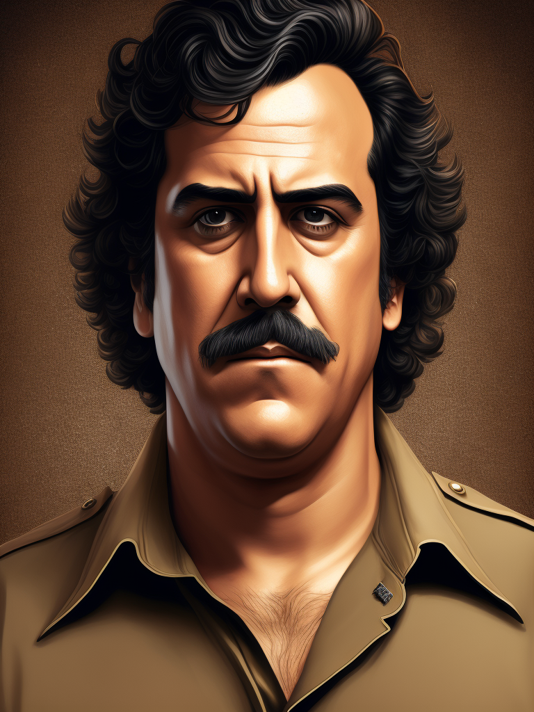 Lumenor AI Image Generation - pablo escobar portrait comic mad magazine ...