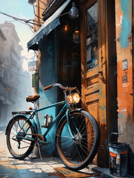 taller de bicicletas clasicas AI generated images with Lumenor AI