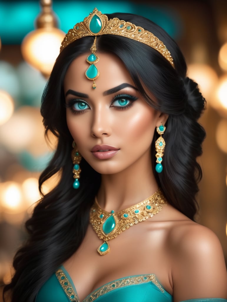 Premium Free ai Images | stunning princess jasmine photo cinematic ...