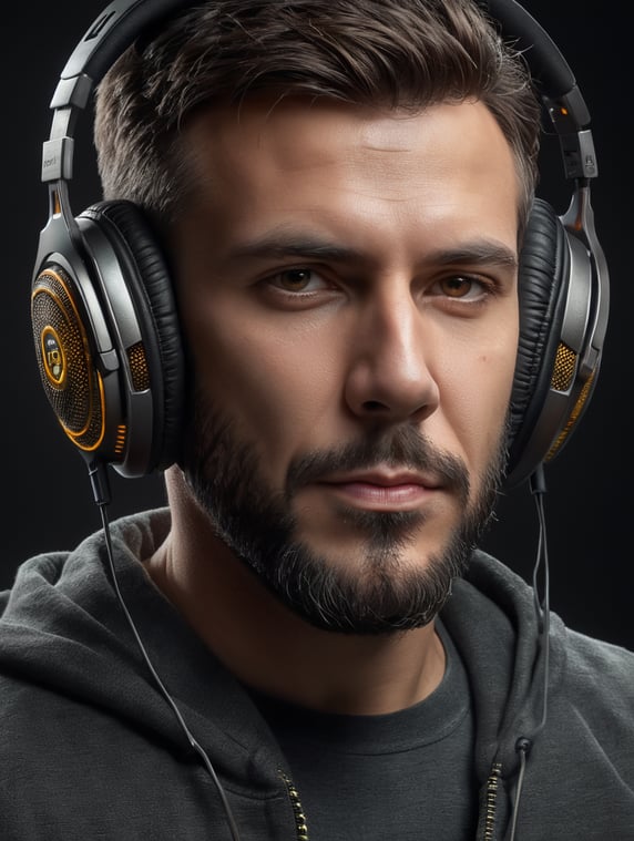 Premium Free ai Images | create hacker man front portrait with double ...