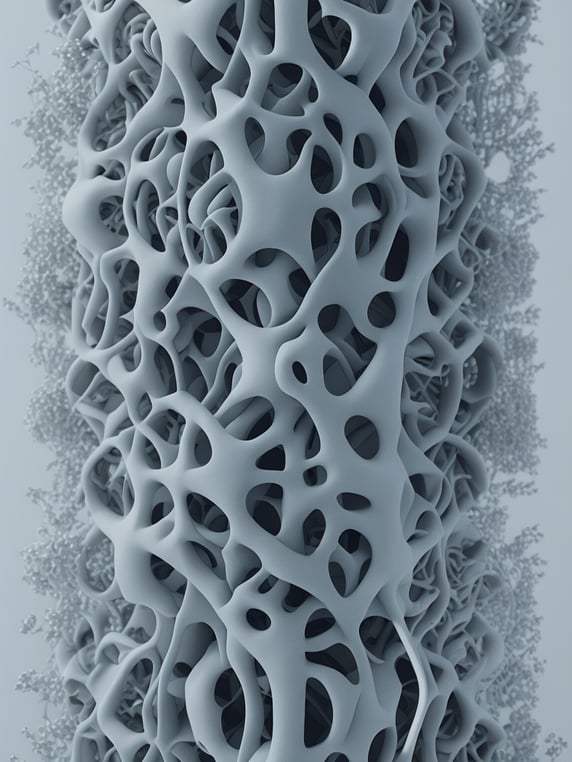 Premium Free ai Images | biomorphic topologies