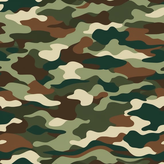 Premium Free ai Images | seamless camouflage pattern winter green and ...