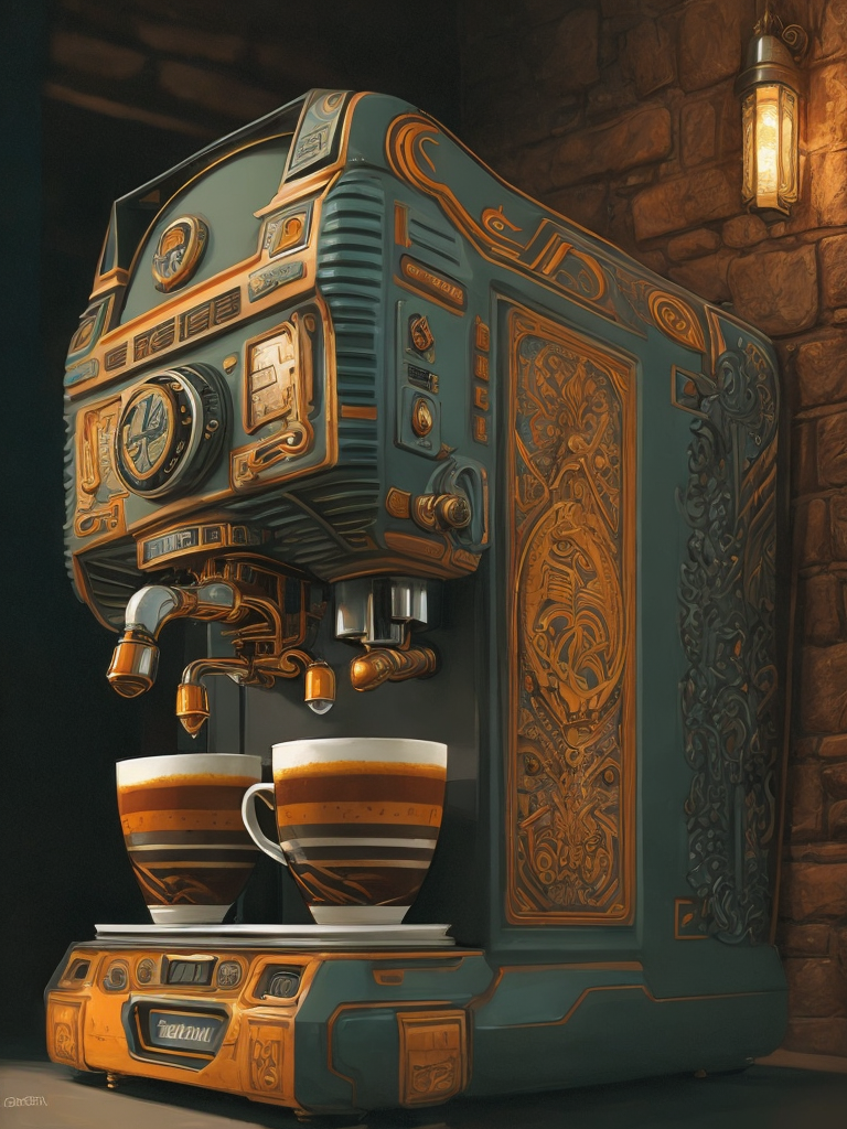 Aztec coffee machine