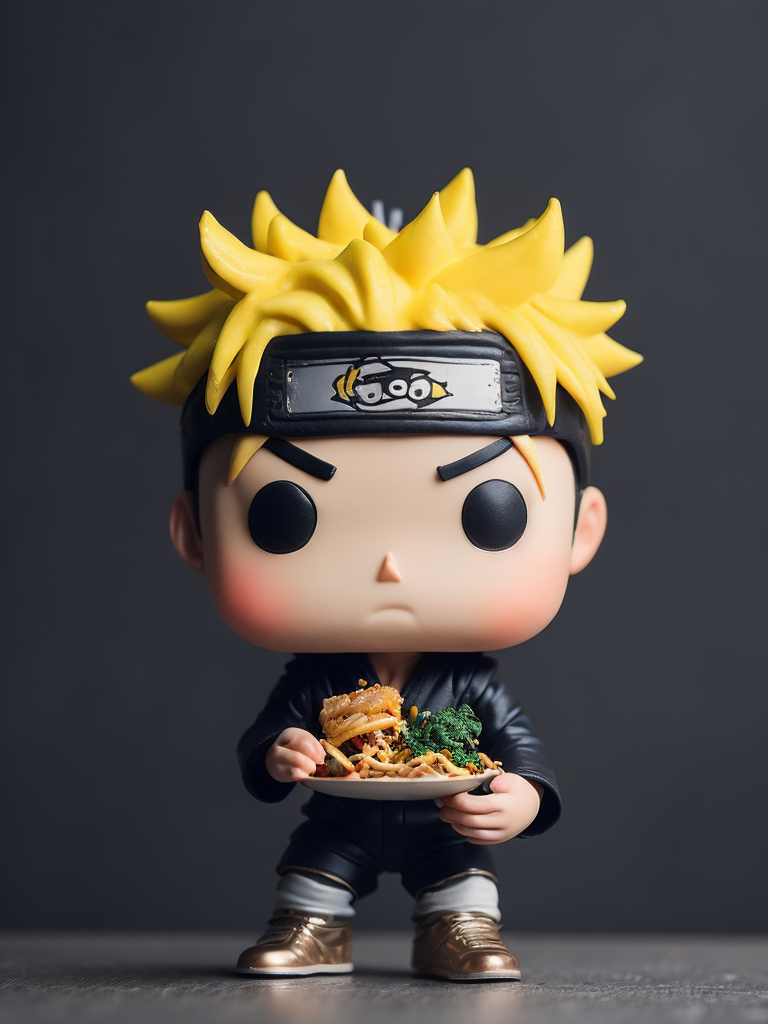 Naruto VS Studio Naruto Eating Ramen Resin Statue