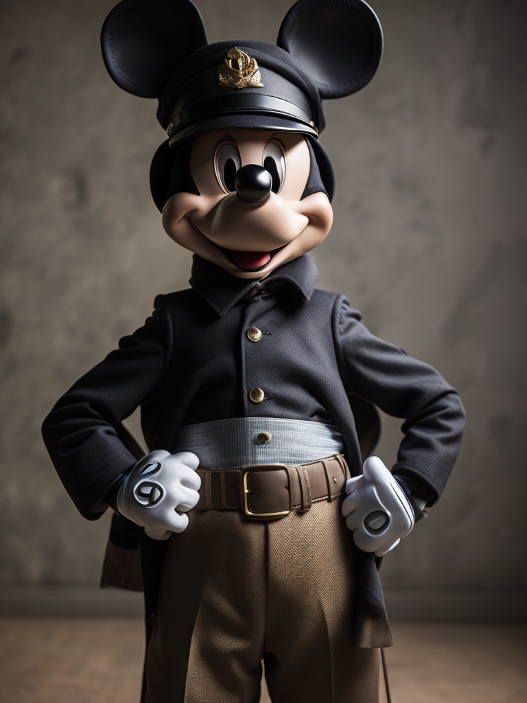 Mickey mouse as an evil dictator