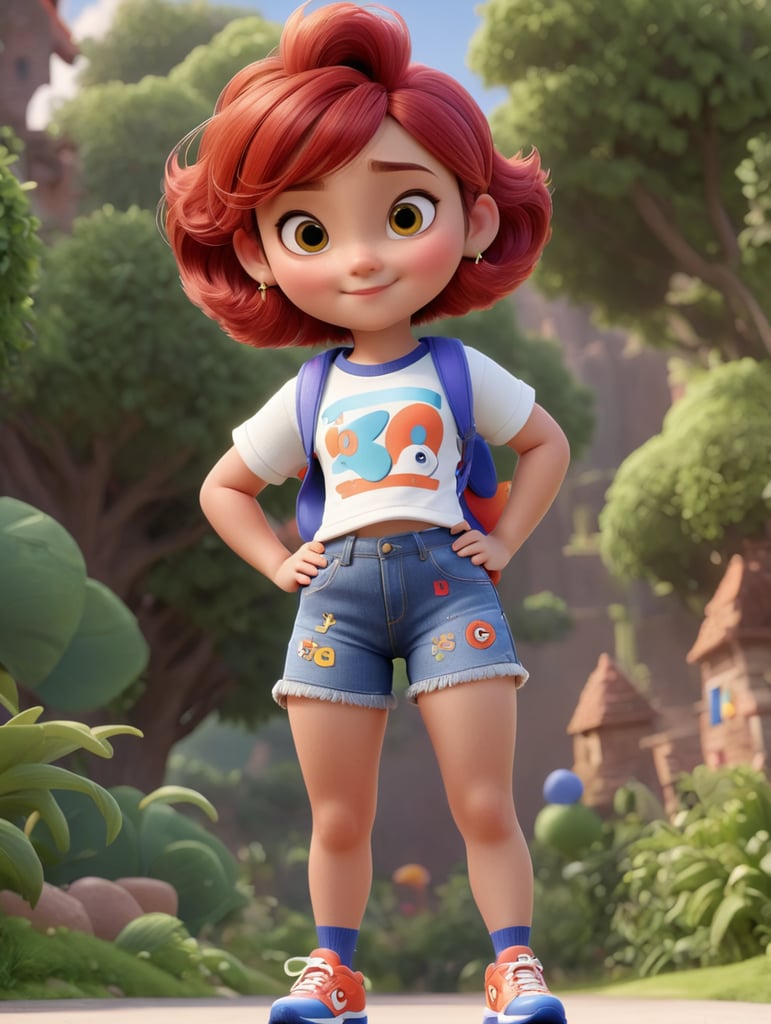 Premium Free Ai Images Girl In Short Shorts