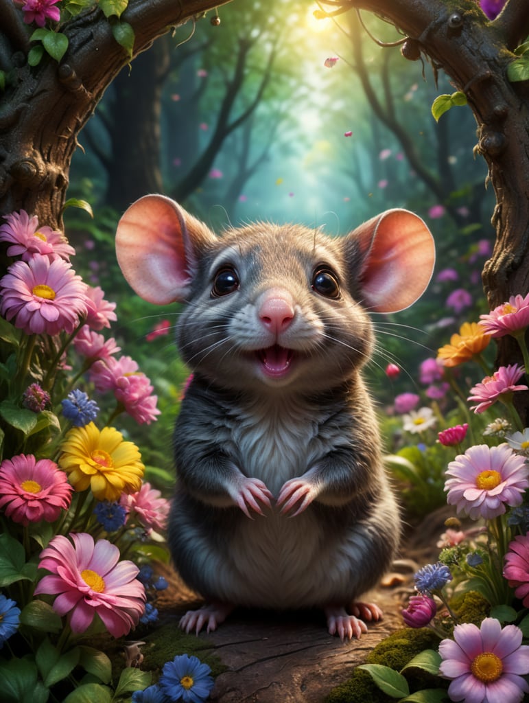 Premium Free ai Images | cute rat
