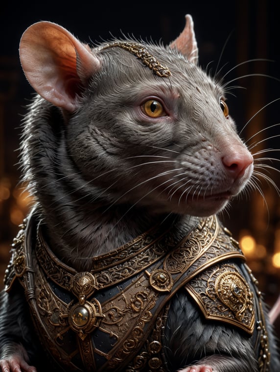 Premium Free ai Images | rat that looks like rat but its nice rat