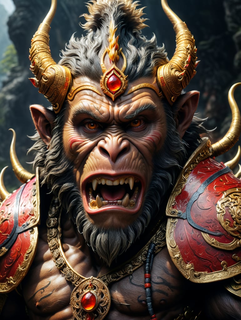 Premium Free ai Images | monkey king