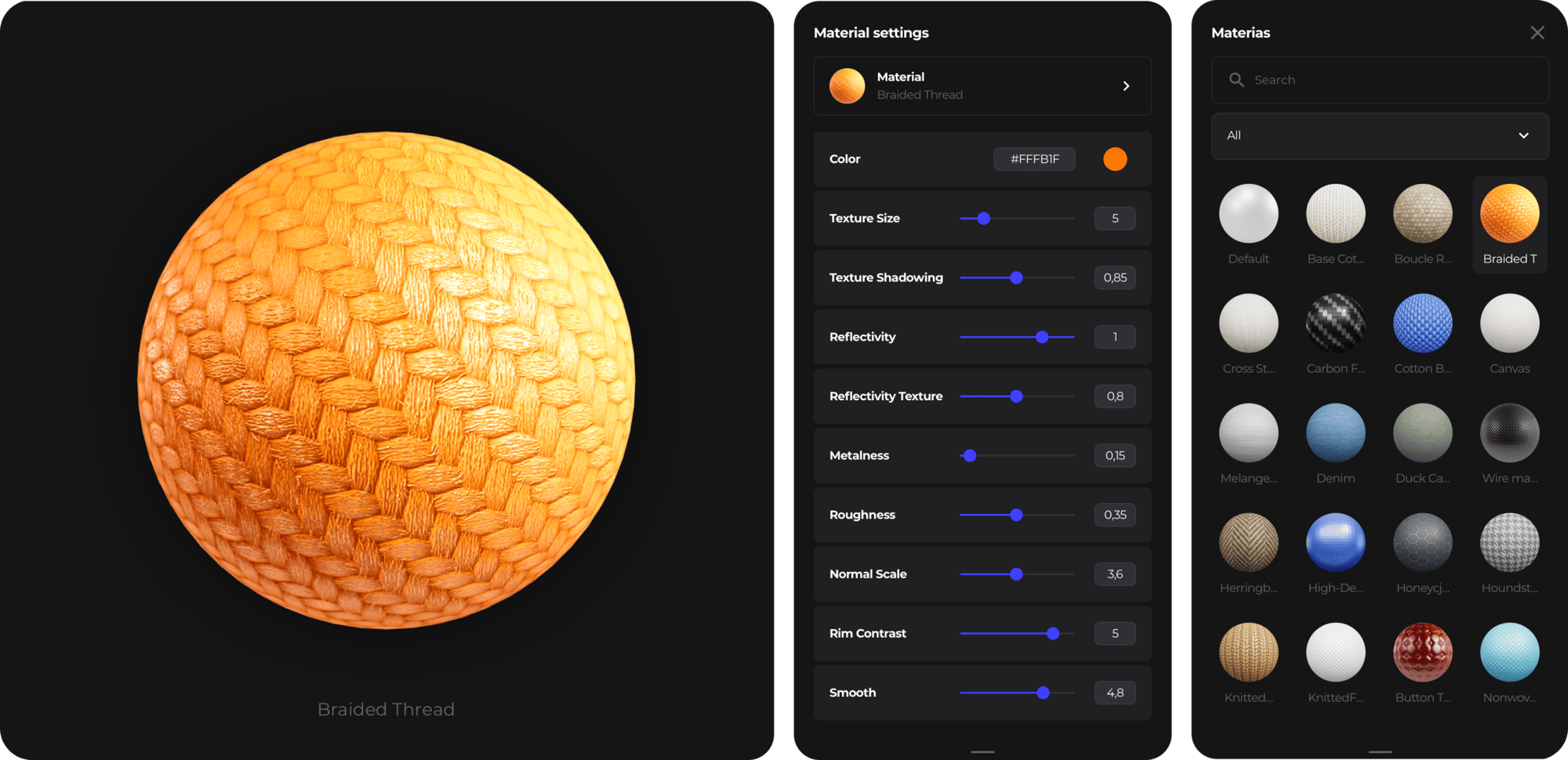 Discover ProVisual Material Library: Free Online 3D Visualization Studio