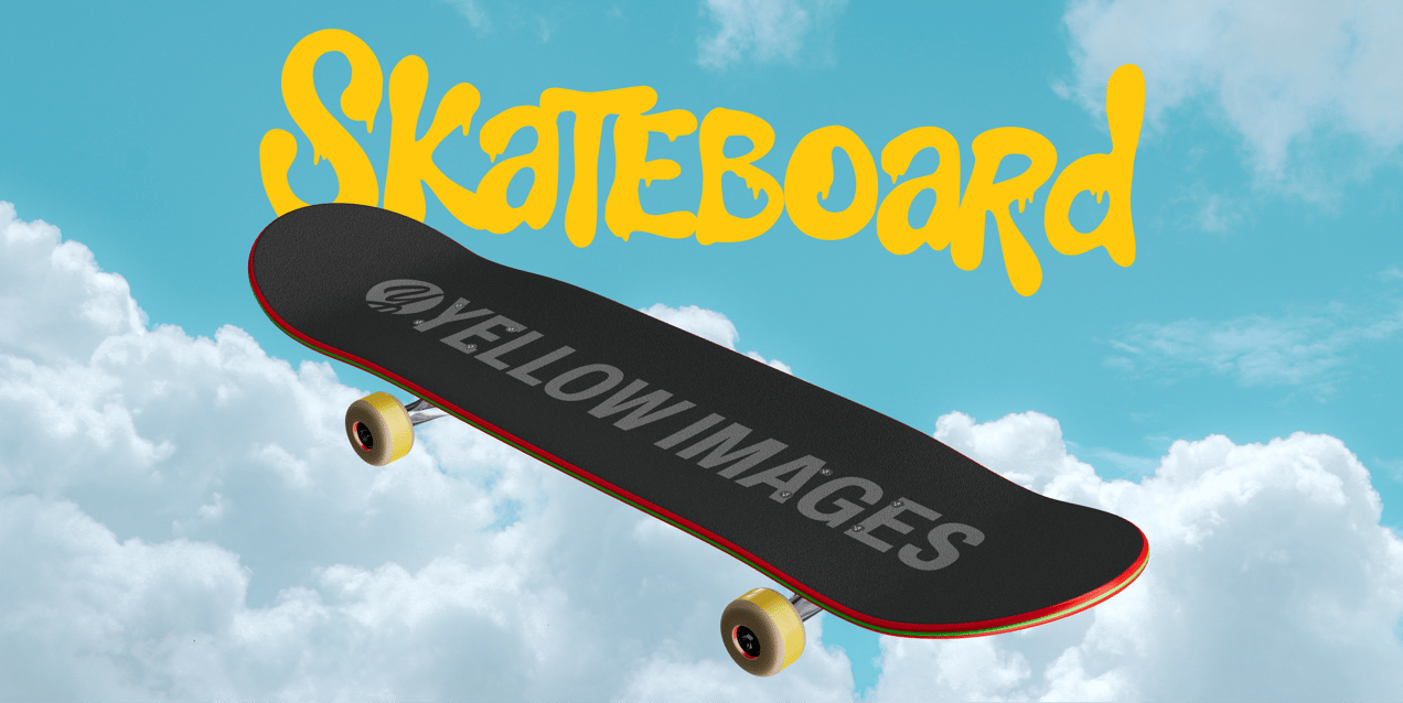 ProVisual — Skateboard 3D mockup and 3D model - visualize online