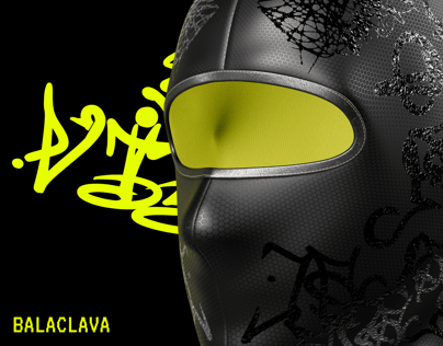 Ski Mask Balaclava 3D mockup and 3D model. Edit online. Provisual. 