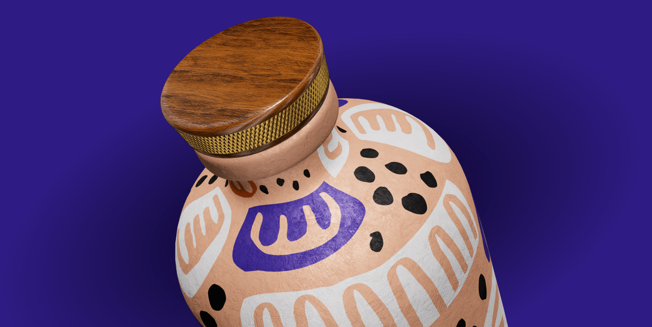 ProVisual —  Ceramic Liquor Bottle 3D mockup and 3D model - explore every detail and customize online now