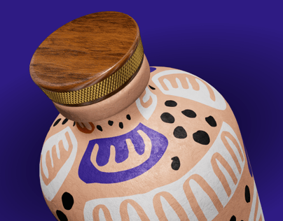 ProVisual —  Ceramic Liquor Bottle 3D mockup and 3D model - explore every detail and customize online now