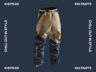 ProVisual —  Ski Pants 3D mockup and 3D model - see every detail and customize online