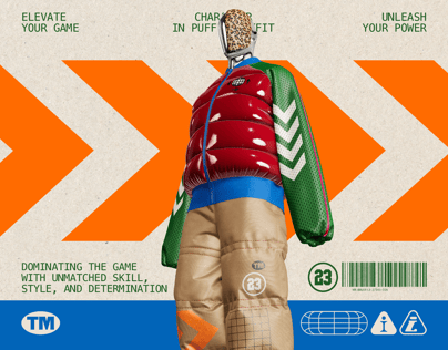 Puffer Outfit. 3D model. ProVisual.