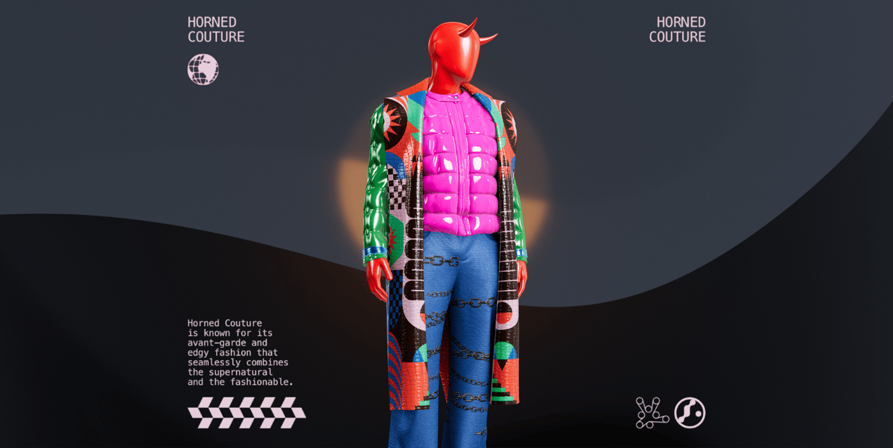 Outfit with Long Coat and Wide Leg Pant. 3D model. ProVisual. 