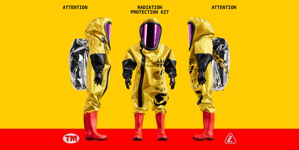 Radiation Protection Kit. 3D mockup. ProVisual.