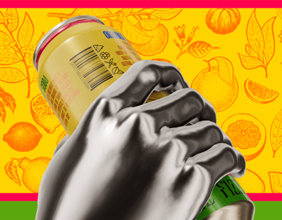 ProVisual —  500ml Can with Hand 3D mockup and 3D model - try it now and get yours today