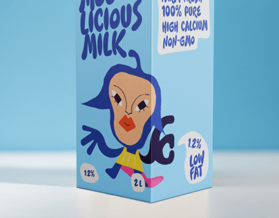 ProVisual —  2L Milk Pack 3D mockup and 3D model - visualize online now