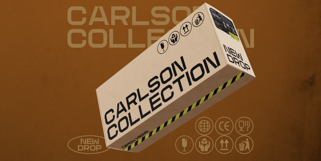ProVisual — Long Corrugated Carton Box 3D mockup and 3D model