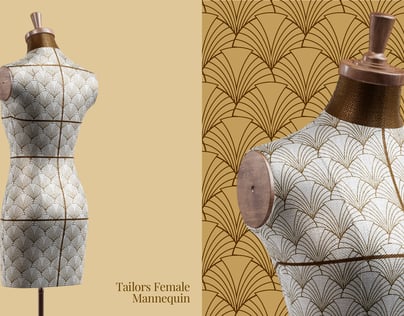 ProVisual — Tailors Female Mannequin 3D mockup and 3D model - visualize online now