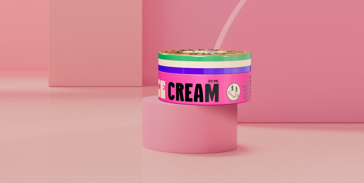 ProVisual — Cosmetic Jar 3D mockup and 3D model - explore every detail and customize online now