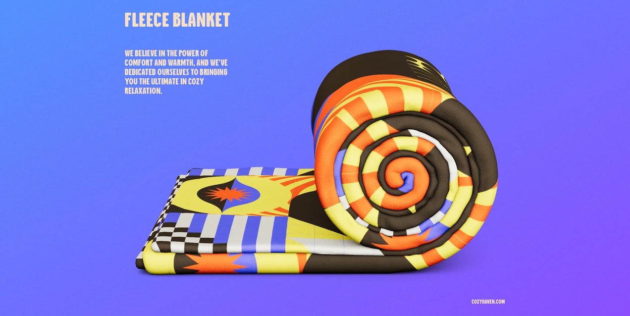 ProVisual — Blanket Mockup 3D mockup and 3D model