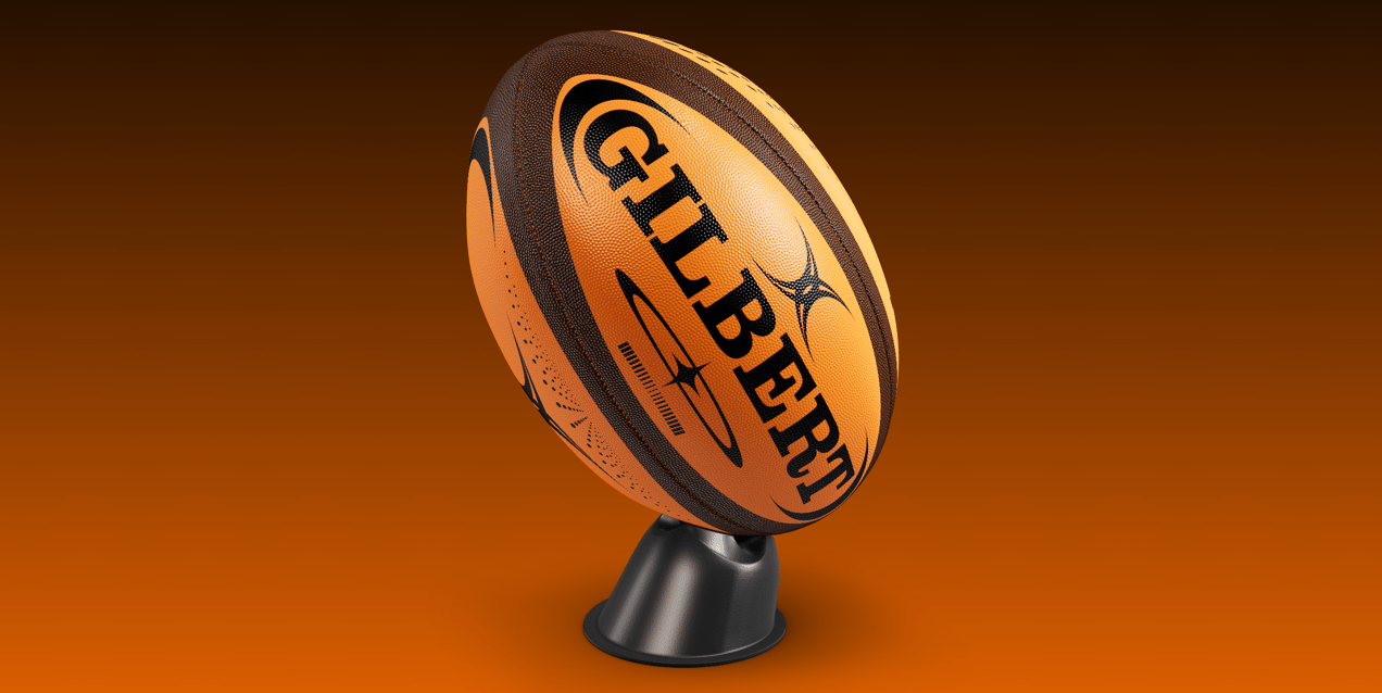 ProVisual — Rugby Ball on Kicking Tee 3D mockup and 3D model