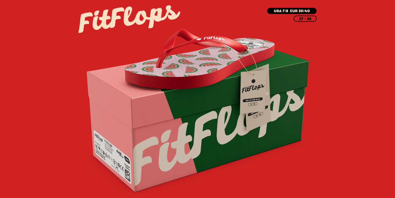 ProVisual — Flip Flop with Box 3D mockup and 3D model