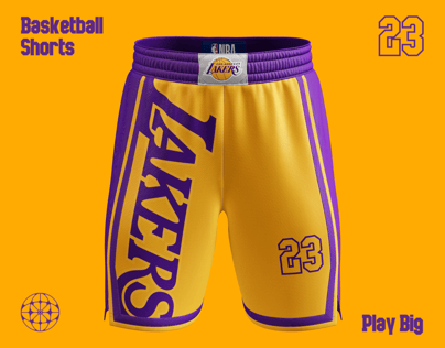 Basketball Shorts. Men's Shorts. 3D model. ProVisual. 
