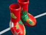 Big Red Boots. 3D model. ProVisual.
