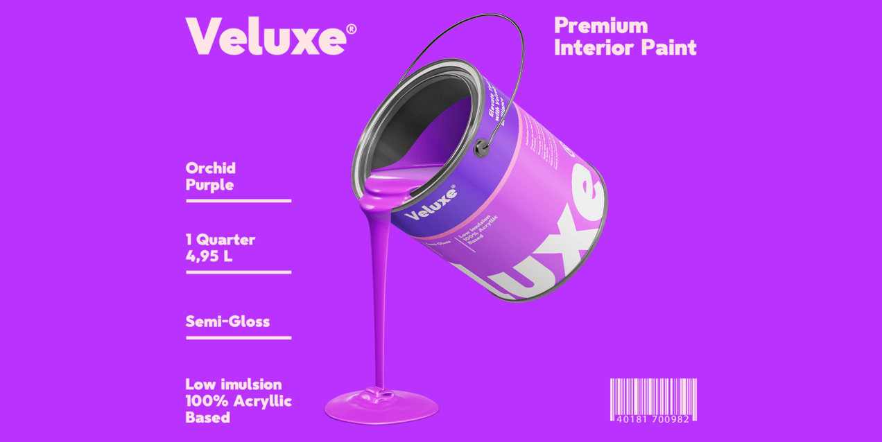 Metal Bucket Pouring Paint. 3D model. ProVisual. 