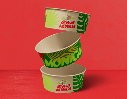 Three Food Bowls. 3D model. ProVisual. 