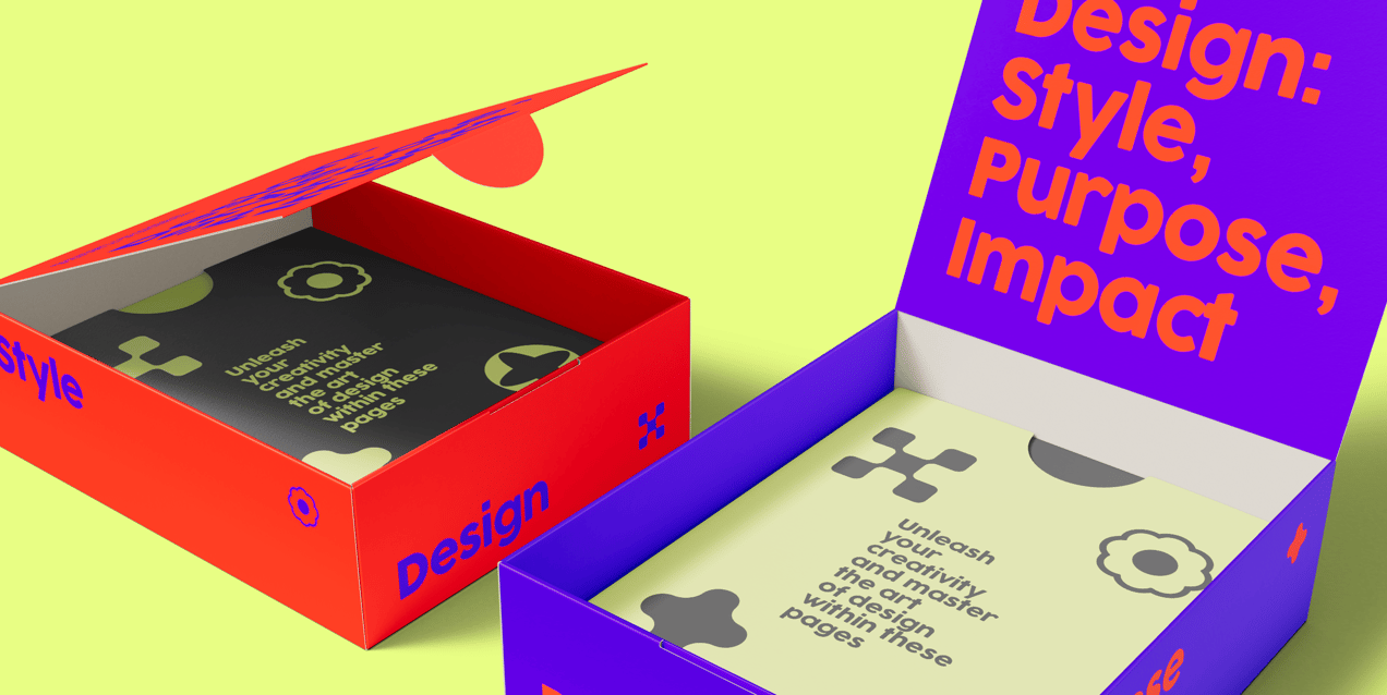 Free Book in the Box 3D mockup. Create presentations using Online Mockup Generator.