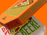Free Pizza Box 3D mockup. Create presentations using Online Mockup Generator.