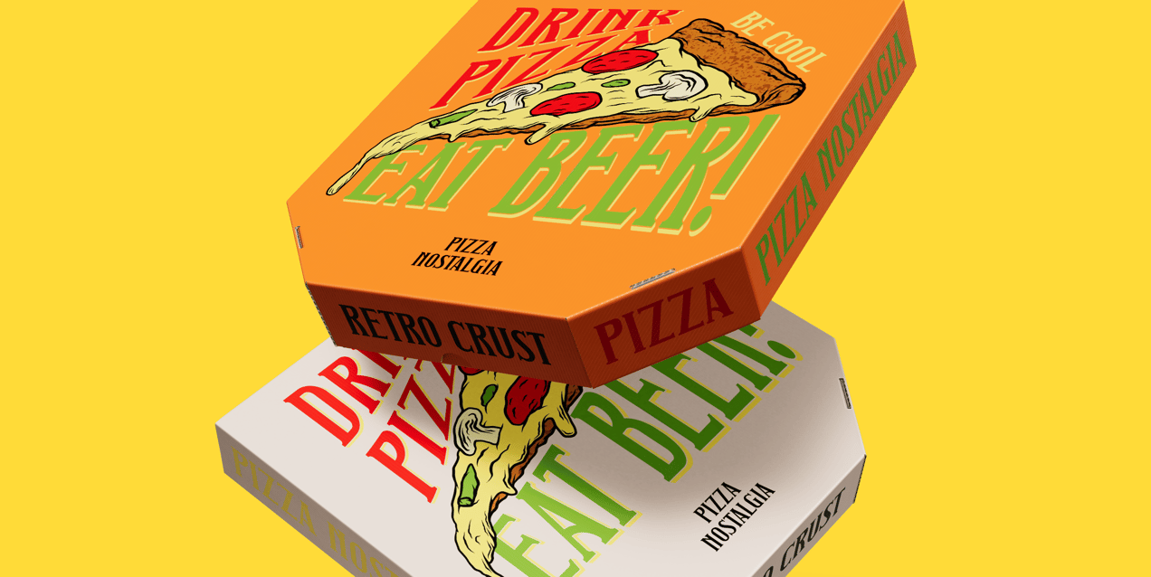 Free Pizza Box 3D mockup. Create presentations using Online Mockup Generator.