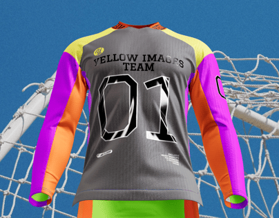 ProVisual — Long Sleeve Soccer Goalkeeper Jersey 3D mockup and 3D model
