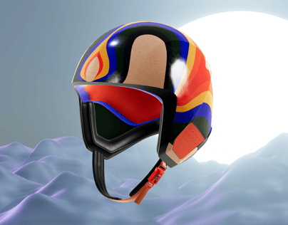 ProVisual — Ski Helmet 3D mockup and 3D model