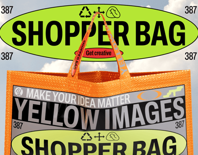 ProVisual —  Textured Shopper Bag 3D mockup and 3D model - visualize online now