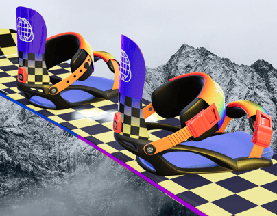 ProVisual — Snowboard 3D mockup and 3D model