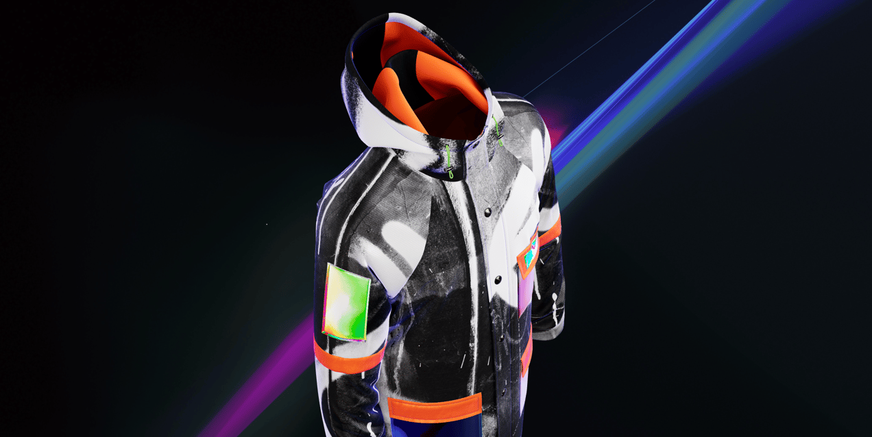 ProVisual — Winter Jacket 3D mockup and 3D model - customize online now