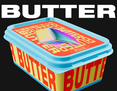 ProVisual — Butter Tub with Lid 3D mockup and 3D model - customize online now
