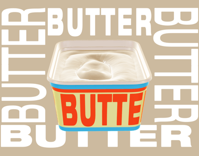 ProVisual — Opened Butter Tub 3D mockup and 3D model - visualize online now